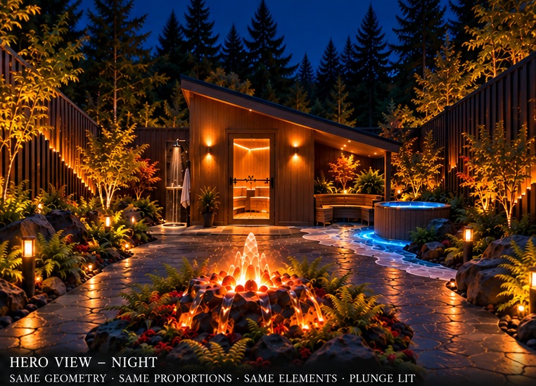 Fire Garden Sauna